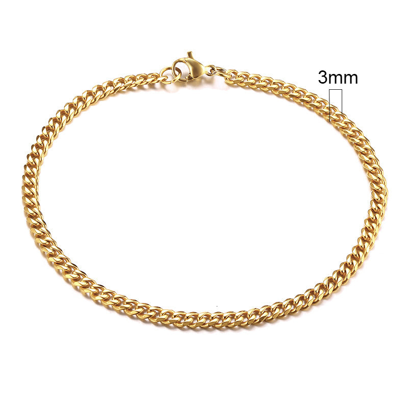 Men's Geometric Cuban Chain Armband