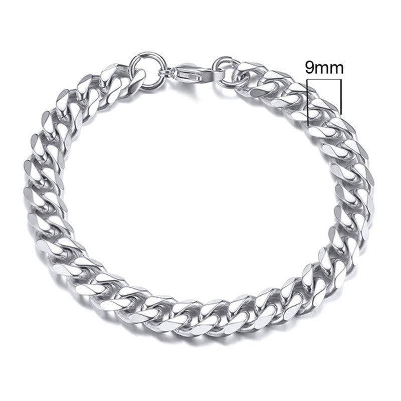 Men's Gold Cuban Chain Bracelet