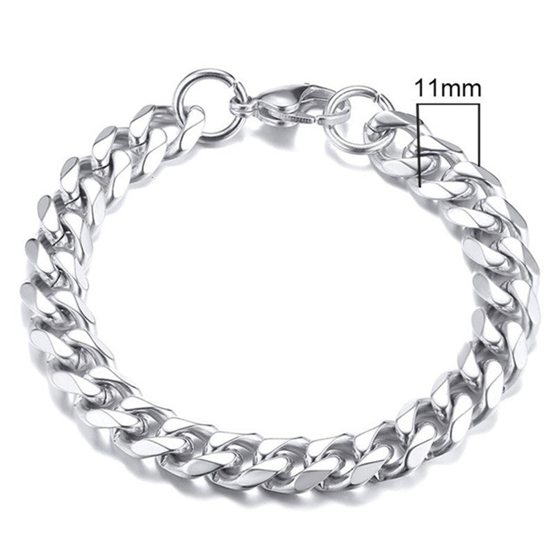 Men's Gold Cuban Chain Bracelet