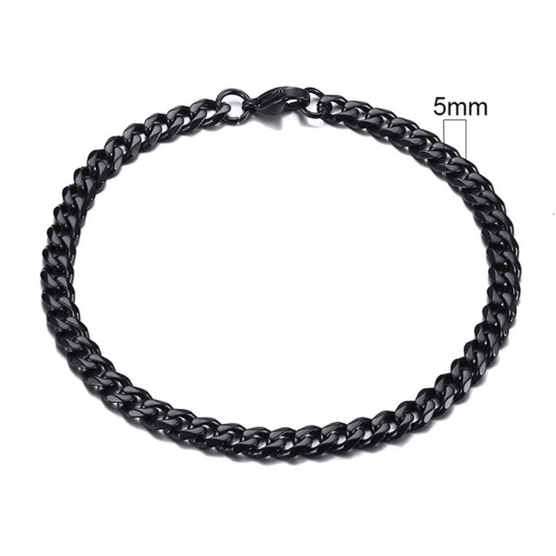 Men's Gold Cuban Chain Bracelet