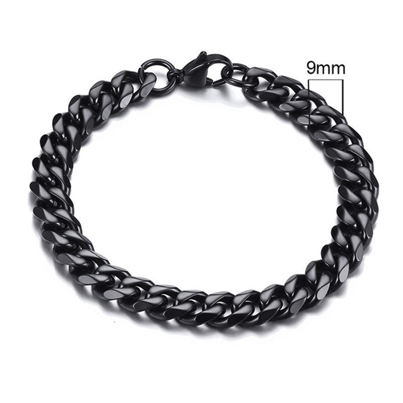 Men's Gold Cuban Chain Bracelet
