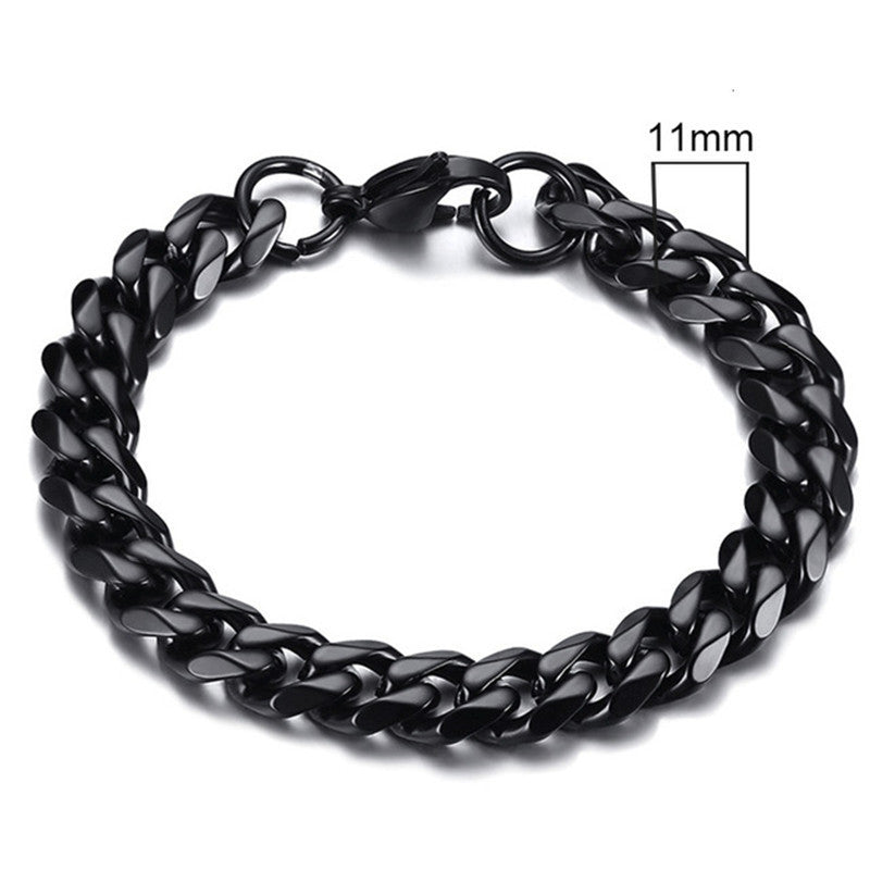 Men's Gold Cuban Chain Bracelet