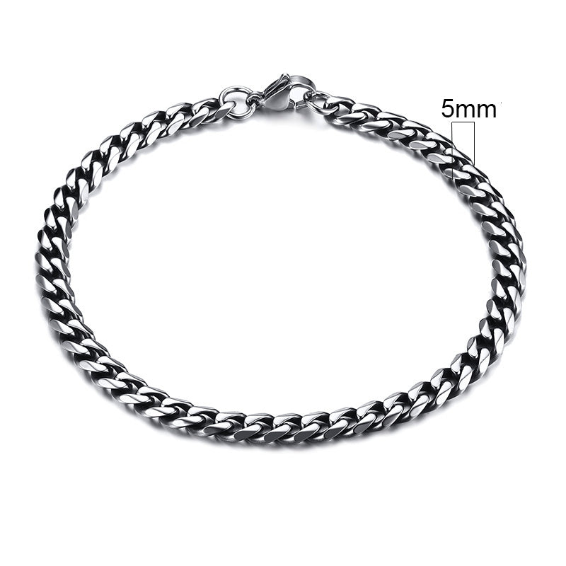 Men's Gold Cuban Chain Bracelet