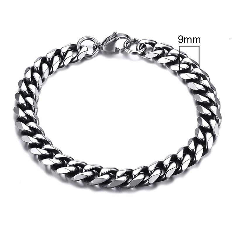 Men's Gold Cuban Chain Bracelet
