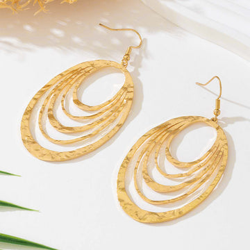 Auryn triple oval earrings